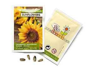 Siemenpussi omalla painatuksella Siemenpussi omalla painatuksella