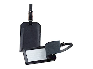 Nahkainen matkalaukun nimilappu Nahkainen matkalaukun nimilappu