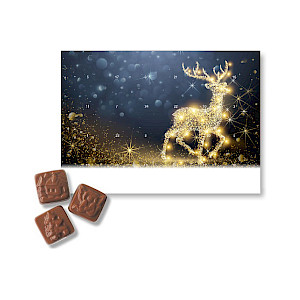  Joulukalenteri A4 A5 painettu suklaajoulukalenteri
