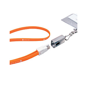 Avainnauha Kaulanauha Cable2in1 USB kaapeli laataava